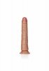 Smukły penis dildo na mocnej przyssawce  17,8 cm